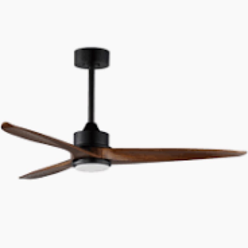 kbzz 36 inch ceiling fans with lights and remote, solid wood blades, dimmable, reversible dc motor, 