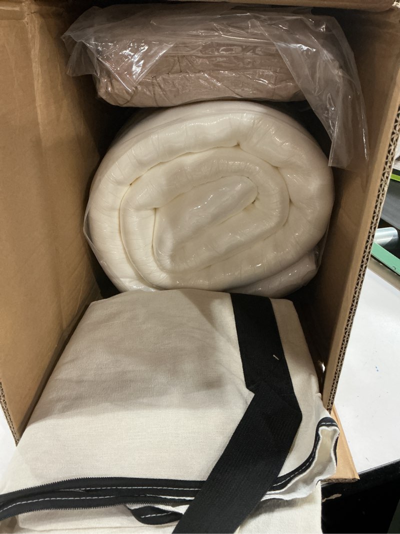 Condition photo showing New/Like New for ZonLi Japanese Floor Mattress Futon Mattress Twin Size, Thicken Roll Up Tatami Mat 100% Cotton Washable Cover, Portable & Foldable Floor Bed Mattress for Sleeping, Dormitory, Adult Kids, Coffee Coffee Twin (75"L x 39"W x 2.5"Th)