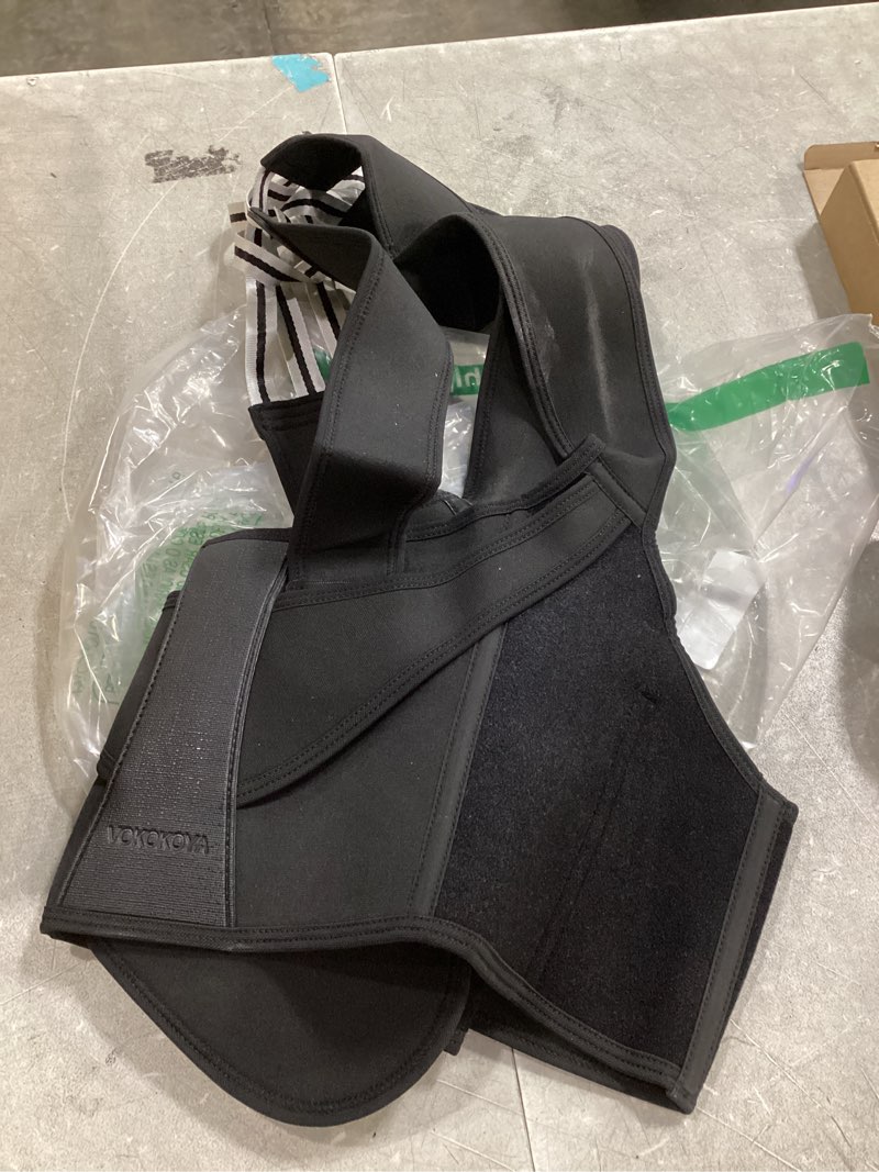 Condition photo showing Good Condition for vokokoya posture corrector for women and men,adjustable shoulder straightener,back support brace,upper spine scoliosis, hunchback black large