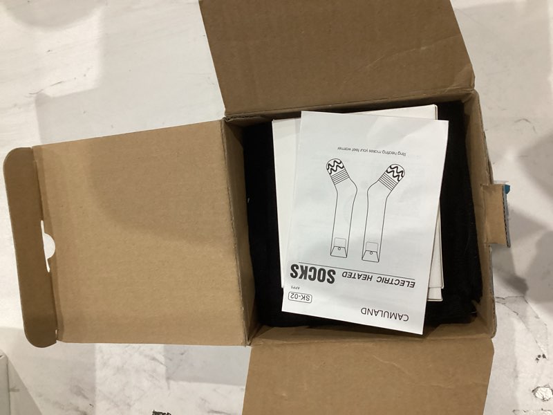 Condition photo showing Good Condition for CAMULAND Heated Socks with Smart App Control & 10000mAh Battery Size L