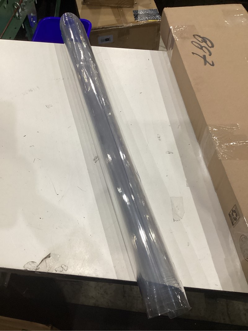 Condition photo showing Good Condition for clear table protector 36 x 60 inch, 1.5mm thick plastic table cover, waterproof pvc clear table cover protector, desk mat writing desk pad for desktop, coffee & dining room tabletop 36" x 60" (rectangular) crystal clear
