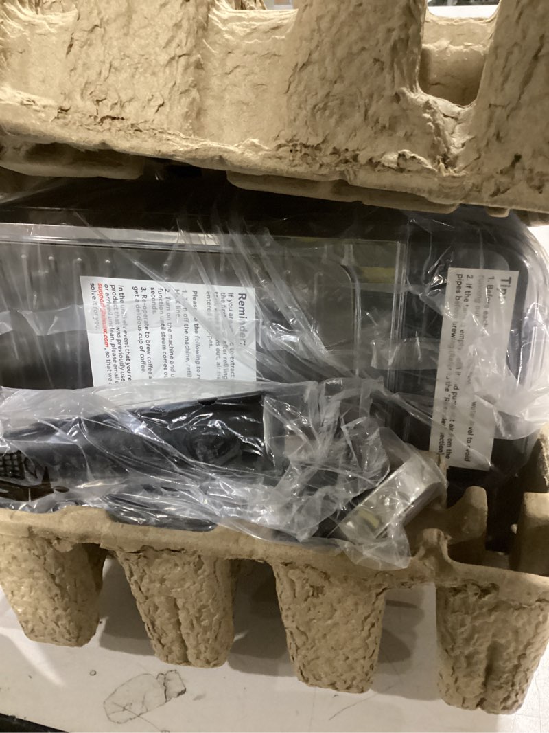 Condition photo showing Good Condition for Espresso Machine 20 Bar with Milk Frother, Stainless Steel Coffee Maker with 42 oz Removable Water Tank for Cappuccino, Latte&Cold Brew, Home&Office, Silver