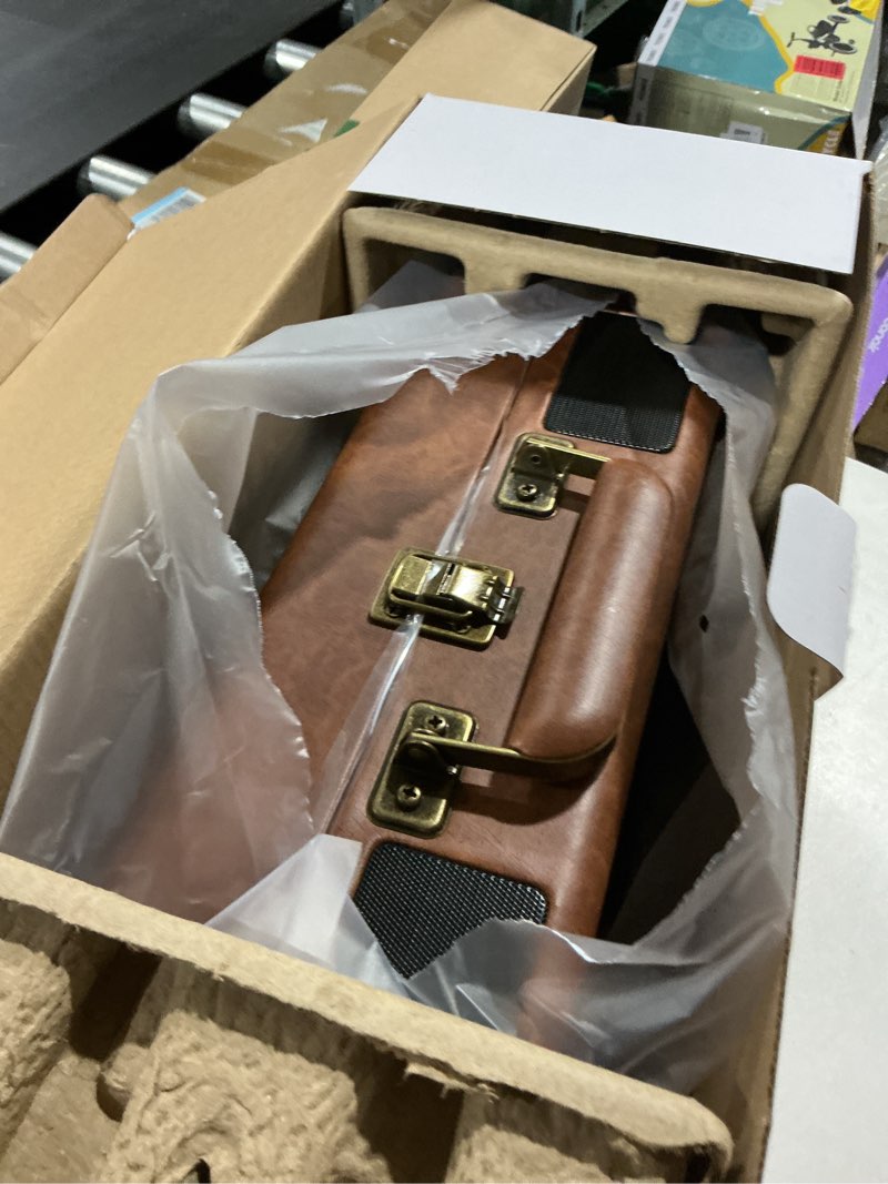 Condition photo showing Good Condition for victrola journey bluetooth portable suitcase record player – with built-in speakers, 3 speed vinyl record player, rca out, headphone jack (brown)