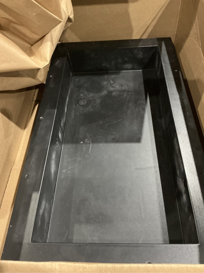 Condition photo showing As Is for suteck shower niche 16"x 28" outer size, single shelf large niche inner size 24"x 12" tile ready niche for showers bathroom storage recessed shower box 16x28"