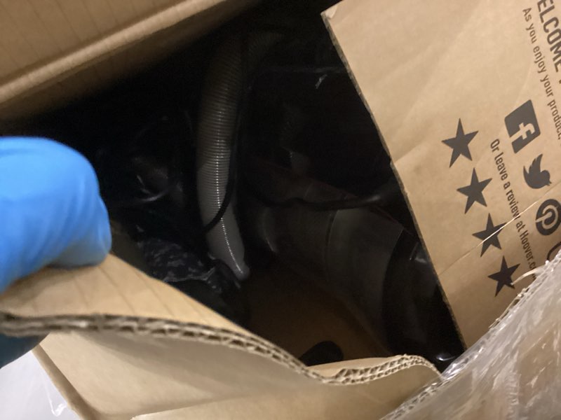 Condition photo showing As Is for Hoover MAXLife Pro Pet Swivel Vacuum Cleaner, Bagless Upright Vac, HEPA Media Filtration, MAXLife System, WindTunnel Technology, Corded Vacuum Cleaners for Home Use MAXLife Swivel Pet