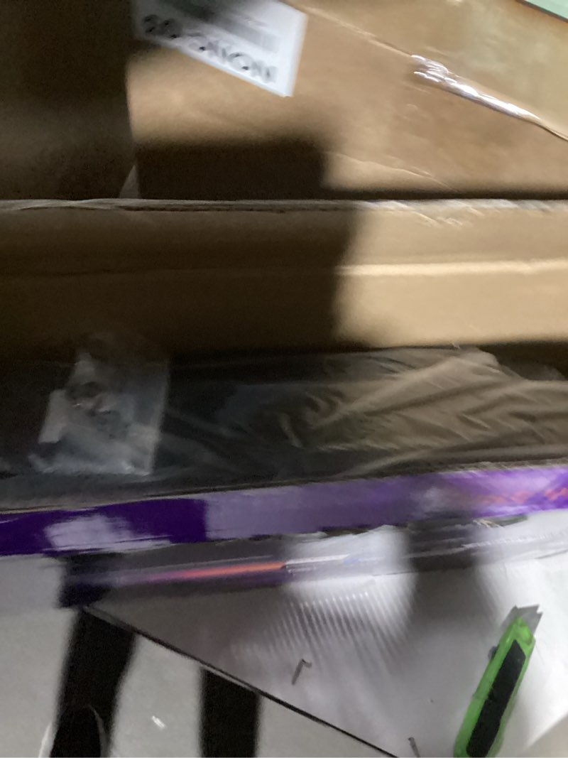 Condition photo showing As Is for screen damaged roku smart tv – 24-inch select series, 720p hd tv – roku tv with voice remote – flat screen led television with wi-fi for streaming live local news, sports, family entertainment 24" 720p