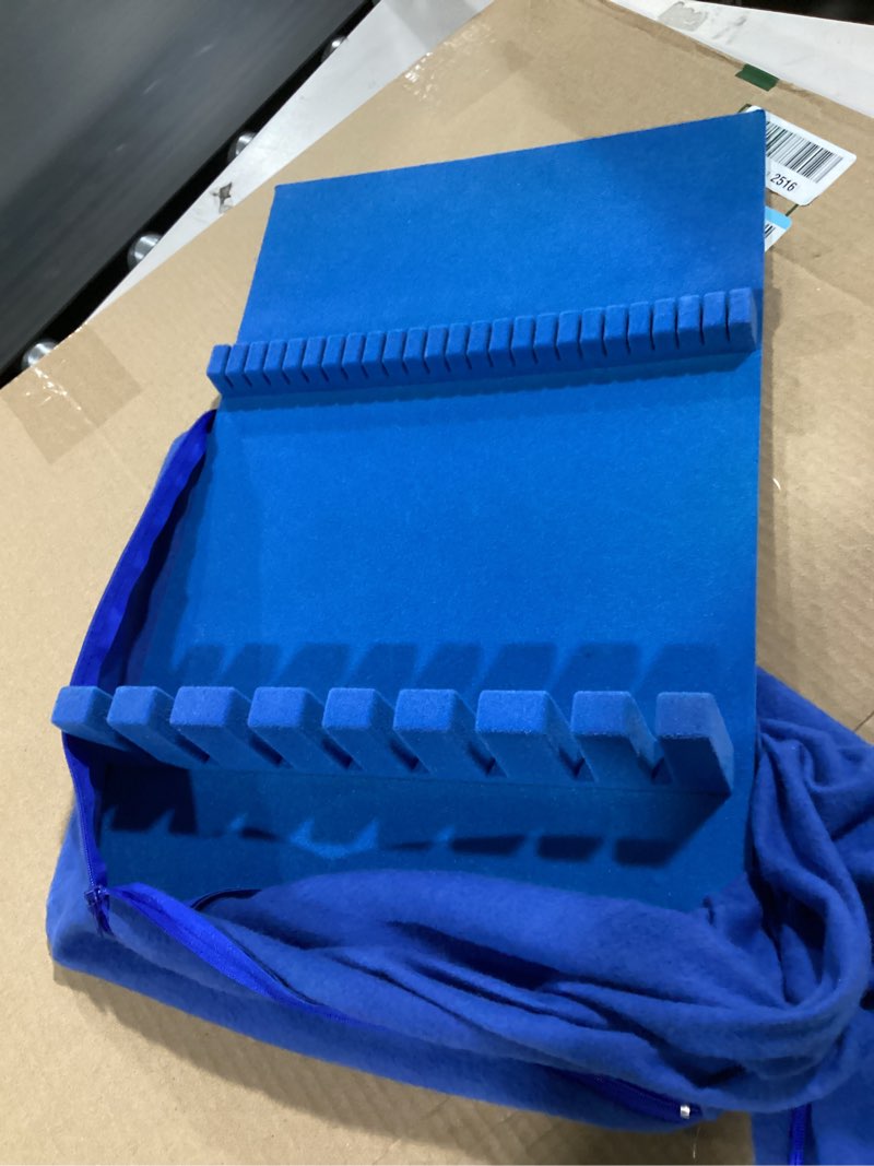 Condition photo showing Good Condition for Hagerty Zippered Flatware Storage Drawer Liner –Tarnish Preventative Silverware Organizer, Large Container, Cutlery Holder, and Utensil Keeper Bag, Made in USA, Kosher Certified,Blue, 19" x 12" x 2.5"