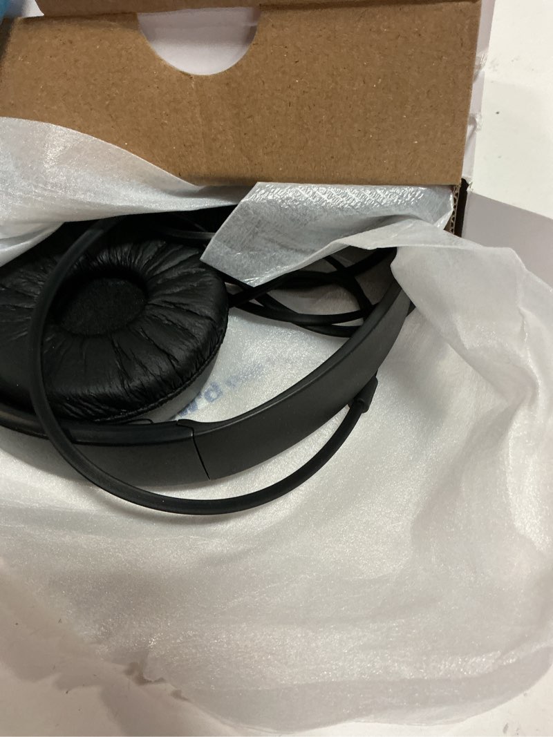Condition photo showing As Is for zx series stereo headphones in black