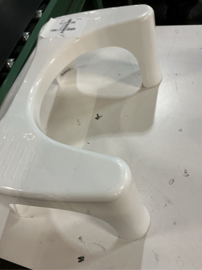 Condition photo showing Good Condition for squatty potty simple curve bathroom toilet stool 7" white