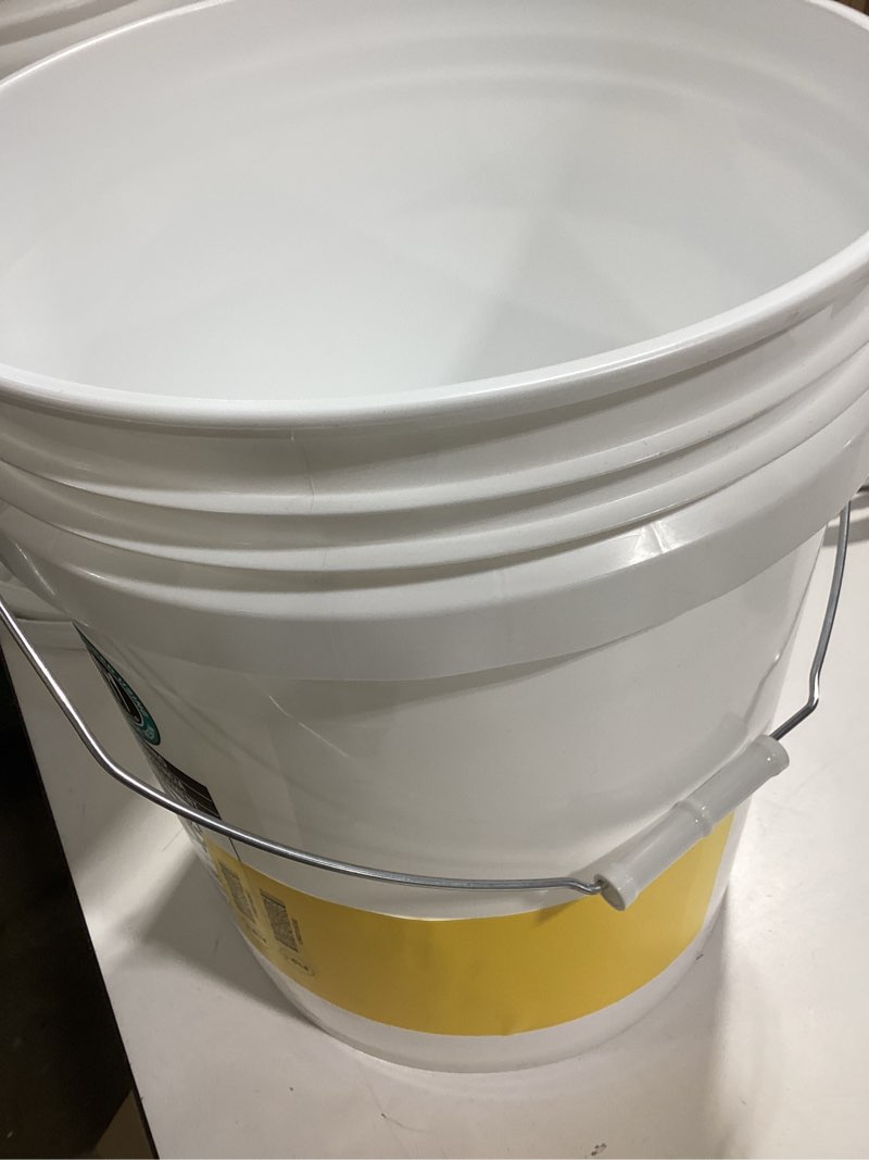 Condition photo showing Good Condition for Leaktite 5-gallon BPA-Free Food-Grade Plastic White General bucket