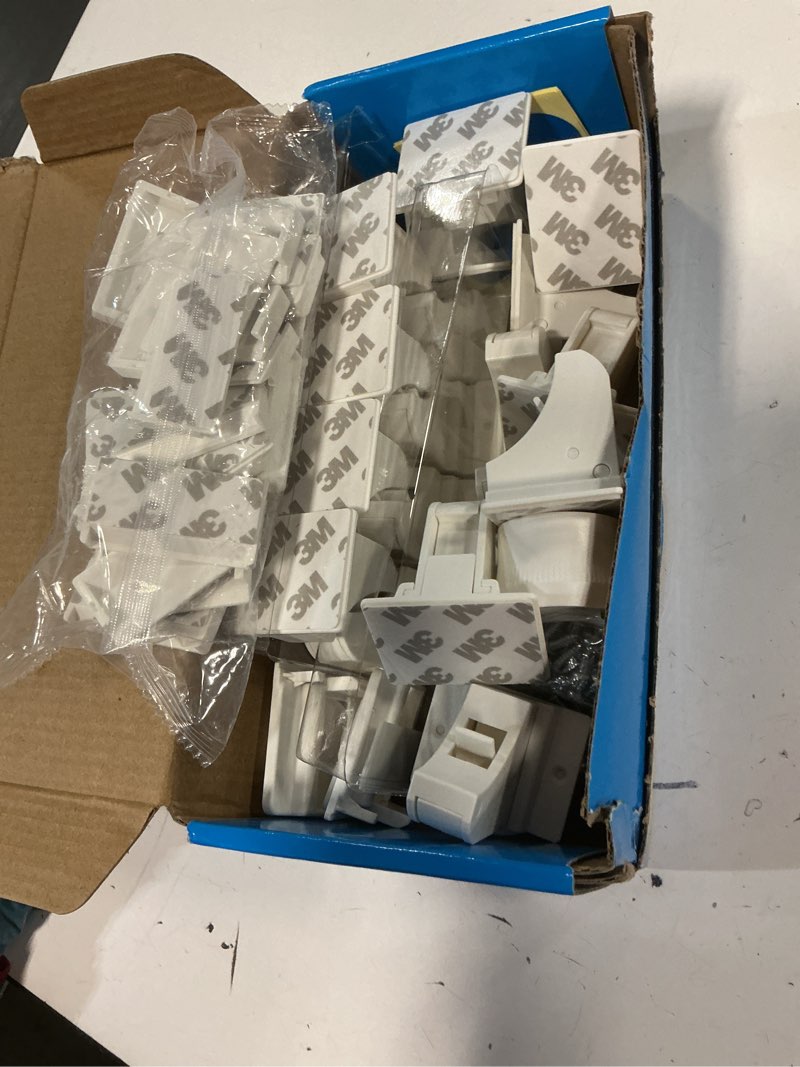 Condition photo showing Good Condition for 20 pack magnetic cabinet locks baby proofing - vmaisi children proof cupboard drawers latches - adhesive easy installation standard 20.0