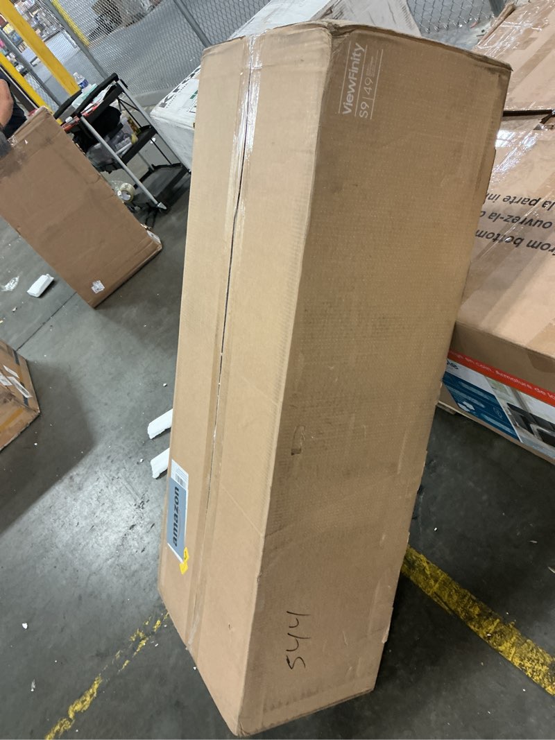 Condition photo showing As Is for Samsung 49” Business Curved Ultrawide Dual QHD Computer Monitor, USB-C, DisplayPort, HDMI, 120Hz, VESA DisplayHDR 400, Built-in Speakers, Height Adjustable Stand, Eye Care, LS49C954UANXZA, 2024