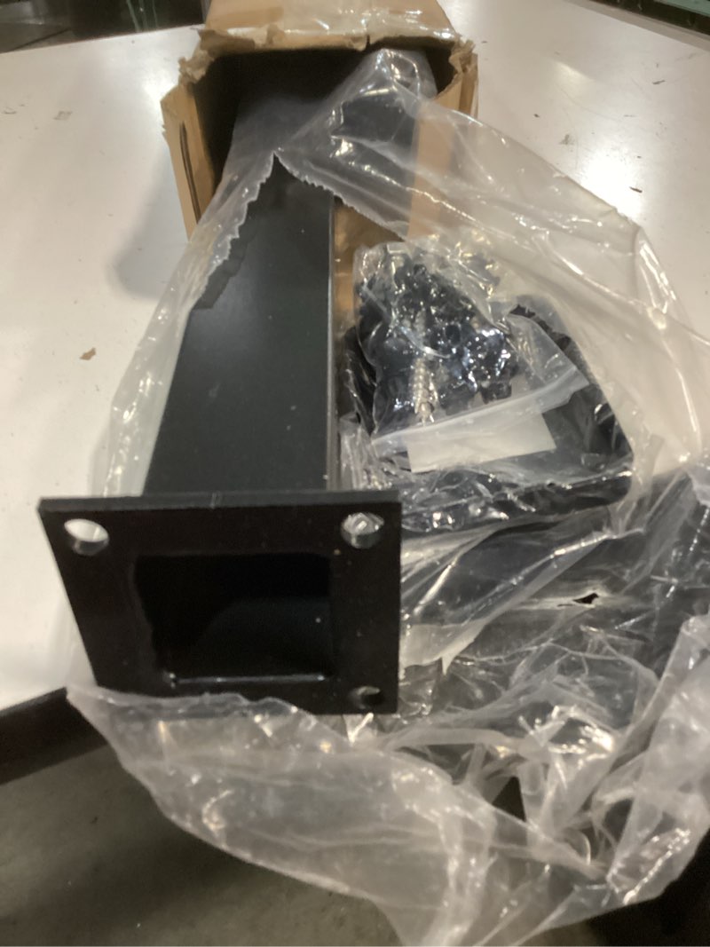 Condition photo showing Good Condition for muzata black side mount cable railing post 36 inch 36"x2"x2" level drilled space-saving stainless steel cable railing system kit indoor outdoor with user guide pf02 bh4s 36" level post