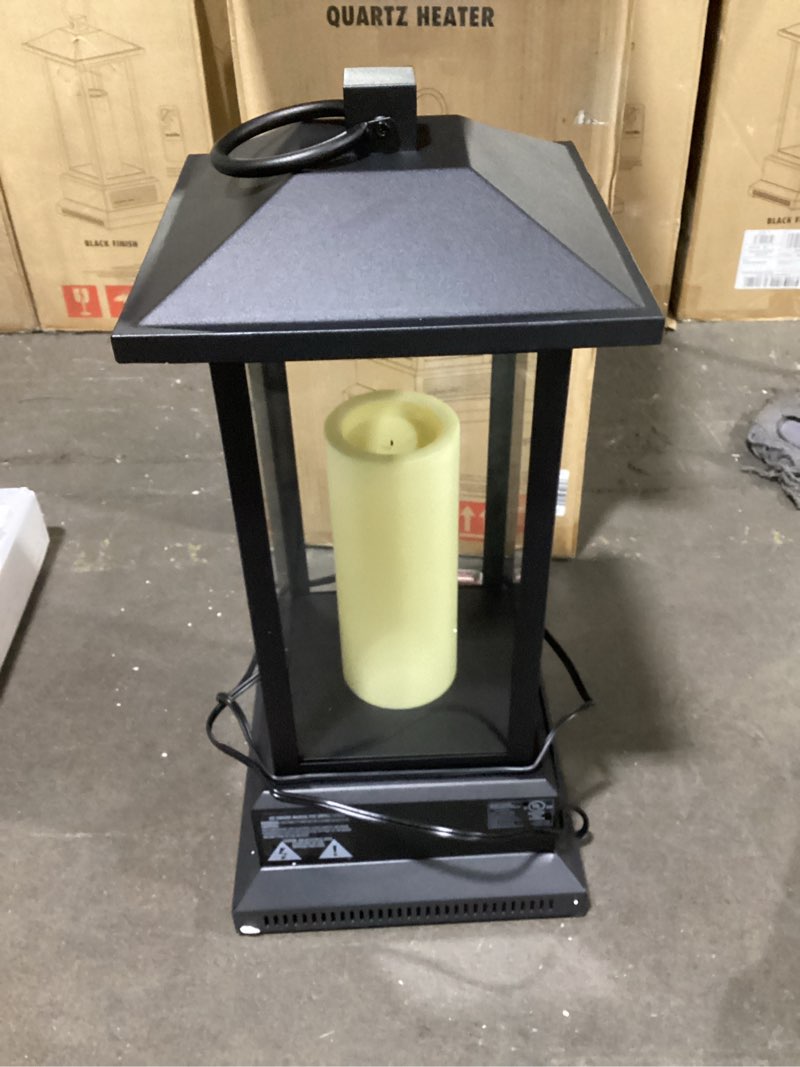 Condition photo showing Good Condition for Duraflame lantern with infrared quartz heater