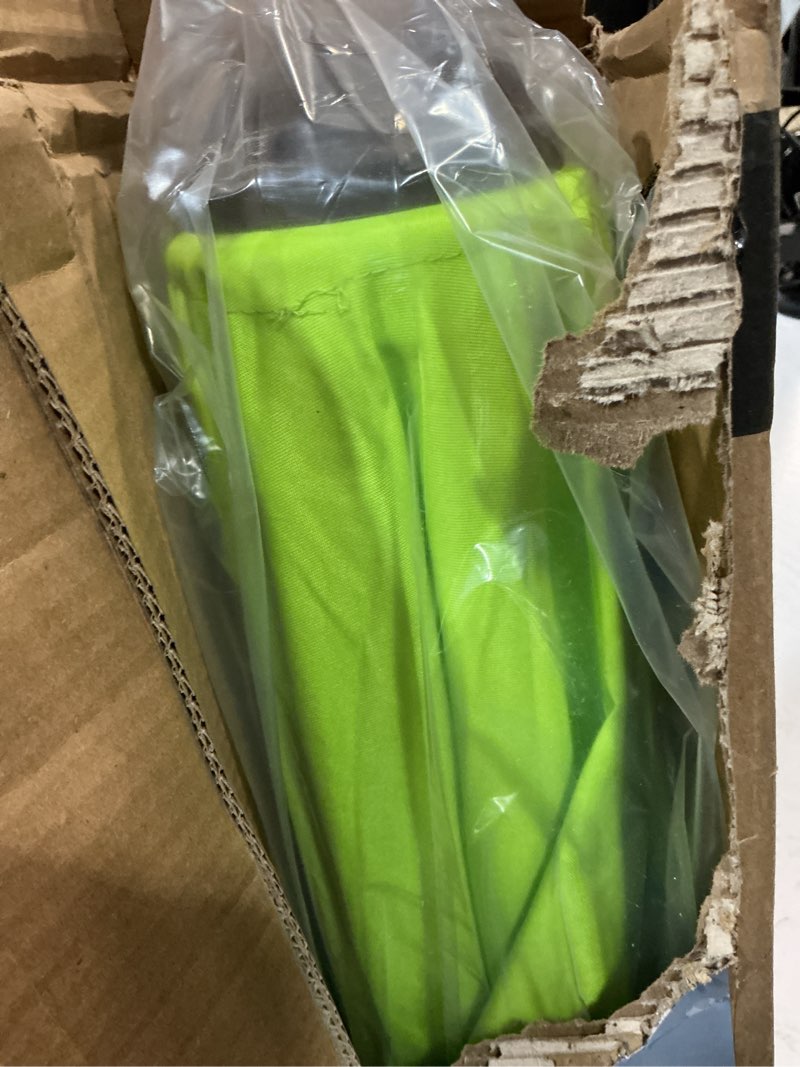Condition photo showing Good Condition for blissun 9' outdoor patio umbrella, outdoor table umbrella, yard umbrella, market umbrella with 8 sturdy ribs, push button tilt and crank lime