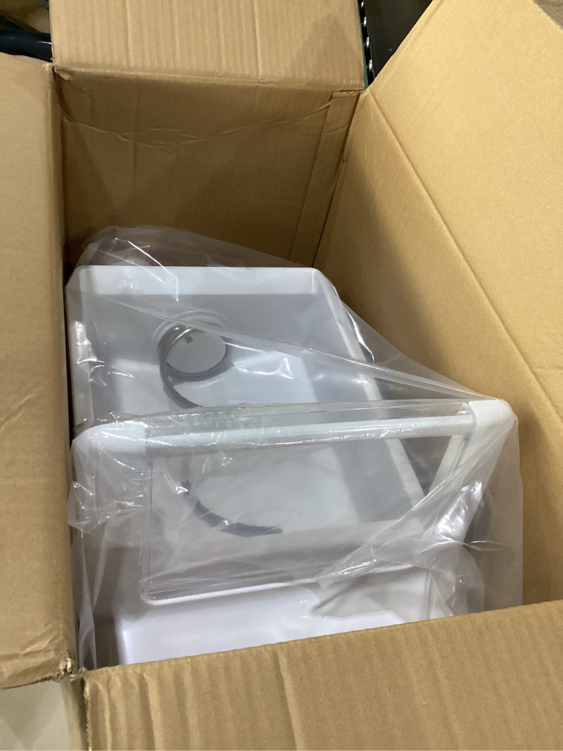 Condition photo showing Good Condition for upgraded wpw10558423 for whirlpool ice maker replacement, compatible with whirlpool kenmore maytag amana ikea refrigerator, refrigerator ice bucket replacement with whirlpool replacement ice maker