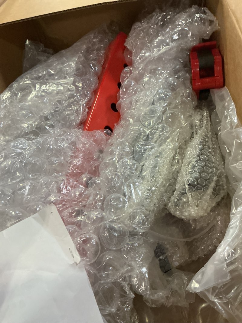 Condition photo showing As Is for EVERYMATE Seated Leg Strength Extension and Curl Athletic Practice Machine,Adjustable Leg Fitness Equipment Attachment, Fitness Squat Rack Accessories 5/8inches-red