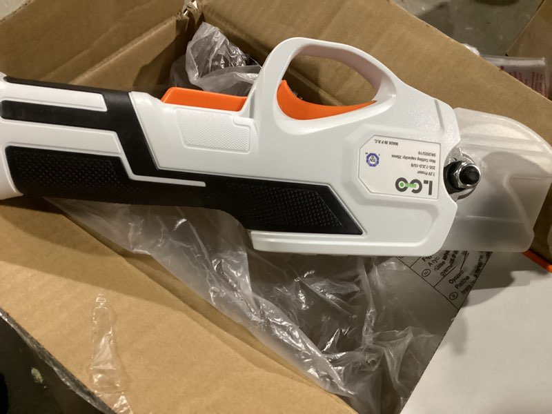 Condition photo showing New/Like New for ligo 7.2v cordless pruner for garden care with safety protection, max 13mm cutting diameter incl. 2.0ah built-in battery&charger 7.2v-d