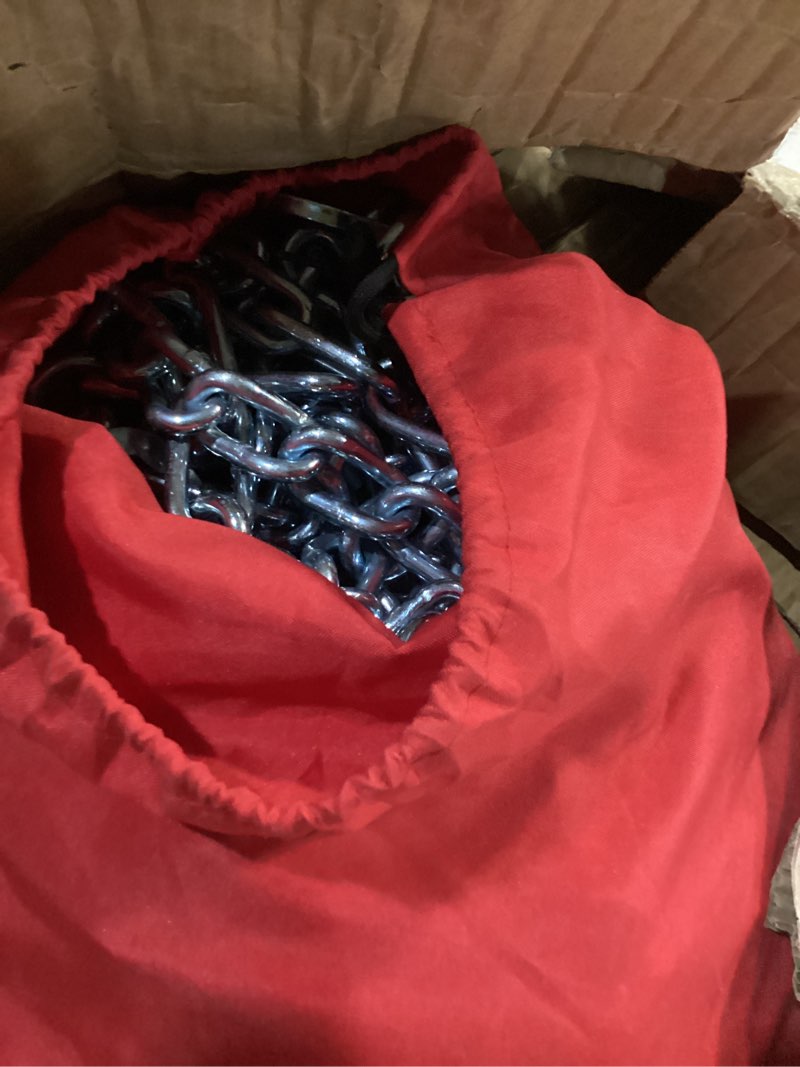 Condition photo showing Good Condition for SCITOO QG3229CAM Snow Chains for Car Pickup Trucks SUV,Universal Emergency Tire Traction Chain,Anti-Skid Thickening Tire Chains Width 235 245 255 265 275 285(14" 15" 16" 17" 18" 19" 20")- Set of 2 QG3229CAM Tire Size:235-285mm