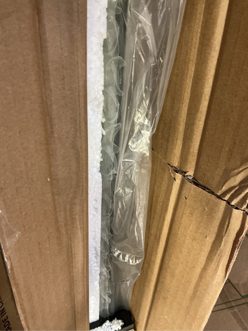 Condition photo showing Good Condition for tokeshimi 26x36 beveled wall mirror decorative, bathroom vanity mirrored with 1\" beveled edge, shatterproof modern frameless mirror bathroom rectangle for living room, entryway, restroom