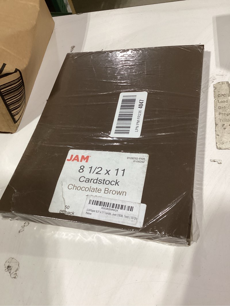 Condition photo showing New/Like New for similar  product 50 pack28 sheets coffee color cardstock 8.5 x 11 craft paper, 92lb chocolate brown card stock for diy card making, greeting cards, invitations, party, invitations coffee 28 sheets