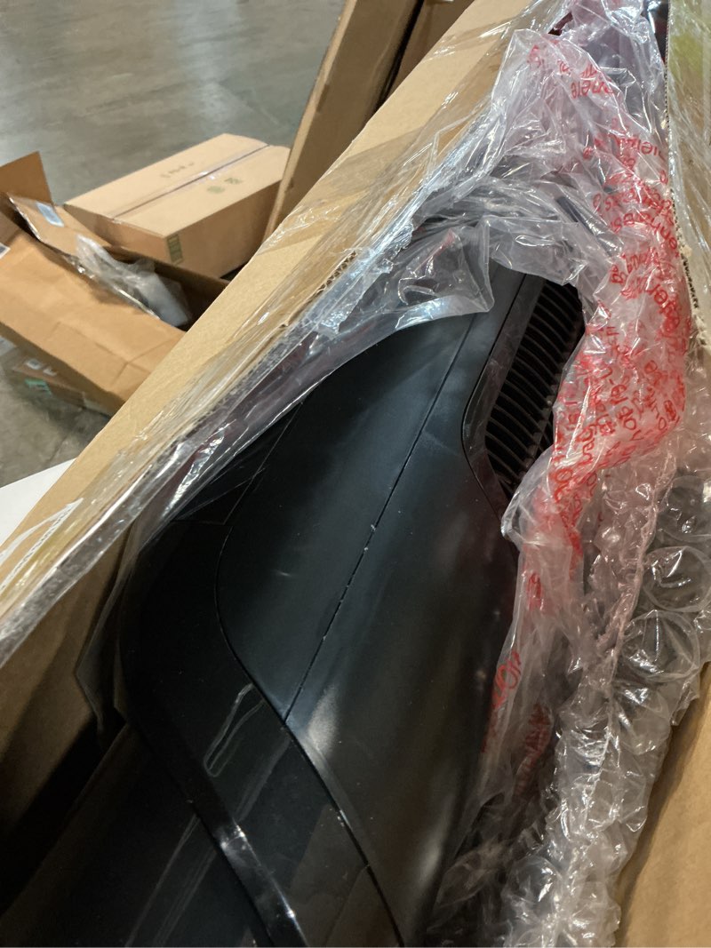 Condition photo showing As Is for rowenta, tower fan, fresh 180° oscillating fan, quiet floor fan for bedroom, 3 speeds, powerful cooling 40 inch standing fan, black, indoor, vu6661
