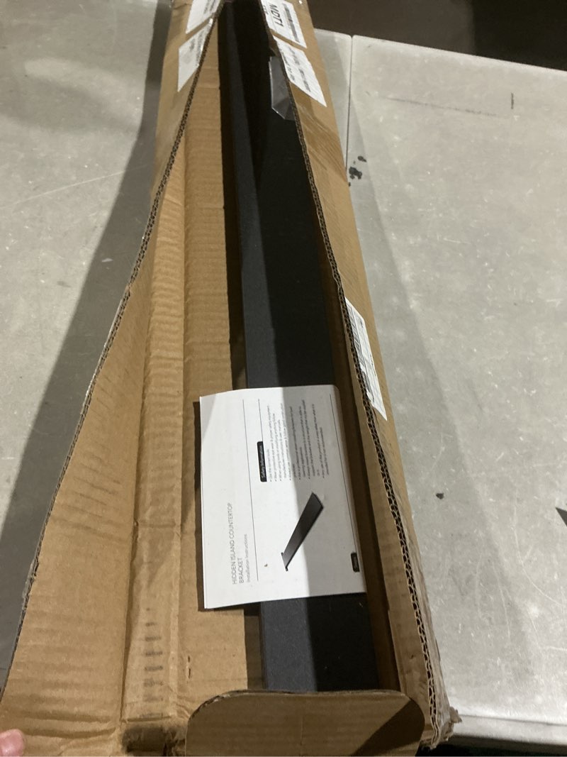 Condition photo showing Good Condition for hidden island countertop support bracket 1 pack black 30 inch heavy duty granite countertop bracket iron island support brackets for granite quartz wood 30 inch black-1 pack