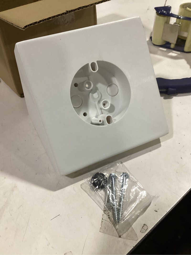 Condition photo showing Good Condition for Ceiling Fan Light Fixture Mounting Box Fan Mounting Bracket FB900 Ceiling Fan Angle Mount for Cathedral Ceiling Angles of 80°and Up (1Pack)