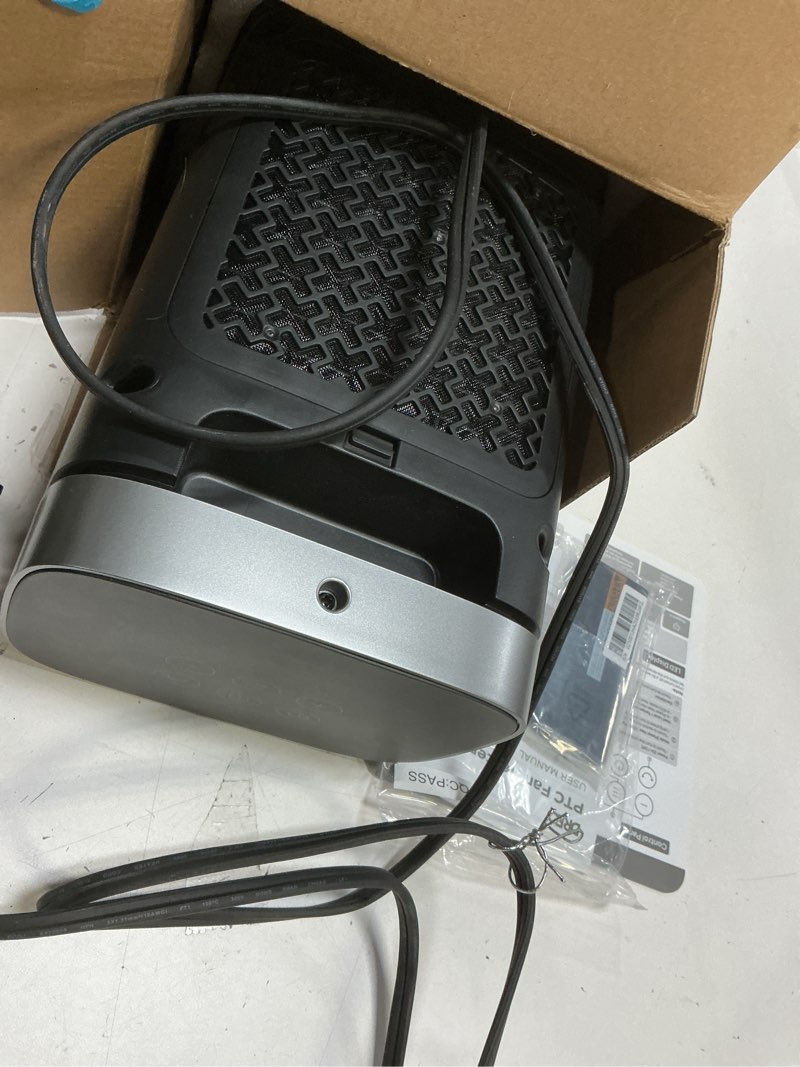 Condition photo showing Good Condition for DREO Space Heater, 1500W Portable Electric Heaters for Indoor Use, PTC Ceramic Heater for Office with Remote, Thermostat, 70°Oscillation, 12H Timer, 5 Modes, Safe Quiet Room Heater for Bedroom Silver
