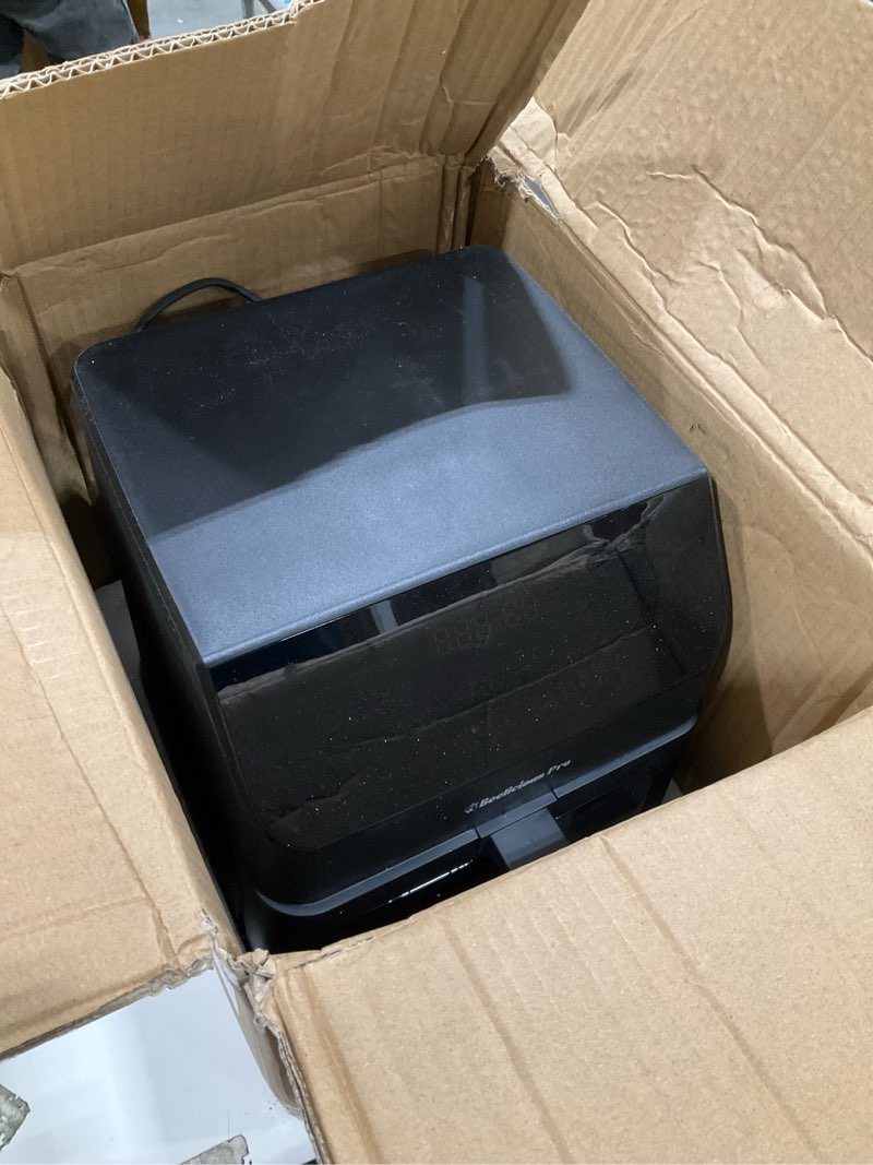 Condition photo showing Good Condition for Beelicious 5.8QT Large Air Fryer, 12-in-1 Digital Airfryer with View Window, 40+ Recipes, Flavor-Lock Tech, Dishwasher Safe,Shake Reminder, Compact, Quiet, Nonstick. Black