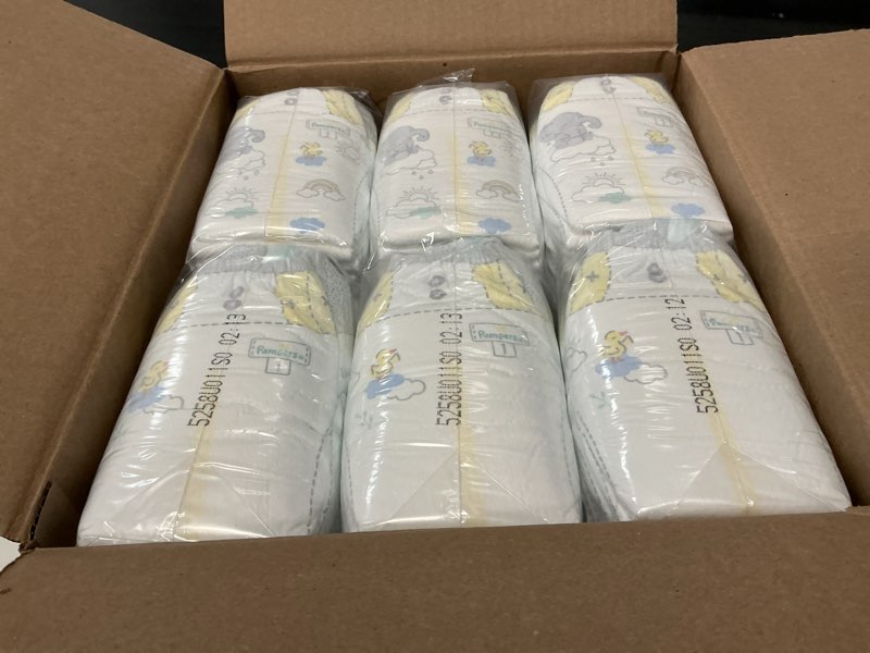 Condition photo showing New/Like New for Pampers Swaddlers Diapers, Size 1 (8-14 lbs), 198 Count, Absorbent, Keeps Baby Dry and Comfortable, Skin Safe Disposable Baby Diaper (Packaging May Vary) Size 1 198