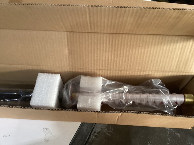 Condition photo showing New/Like New for Sword Valley Demon Series Anime Sword - Slayers Katana?40.9" Length?Anime Original Texture Carbon Steel Blade Carving Symbol?Non-Slip Grip?for Cosplay & Display Tsuyuri Kanawo