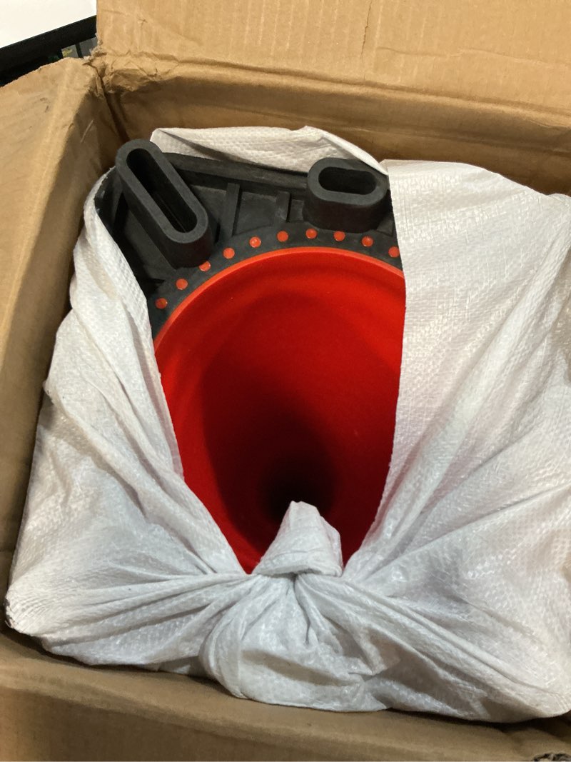Condition photo showing Good Condition for roadhero 4 pack traffic safety cones 36 inch with black weighted base, plastic pvc cone, orange cones with reflective collar, cones for parking lot, construction events, road safety 36 inch 4