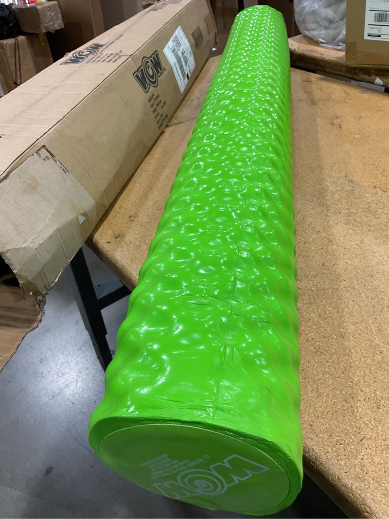 Condition photo showing Good Condition for wow world of watersports first class foam pool noodles for swimming and floating, pool floats, lake floats lime green swim noodles