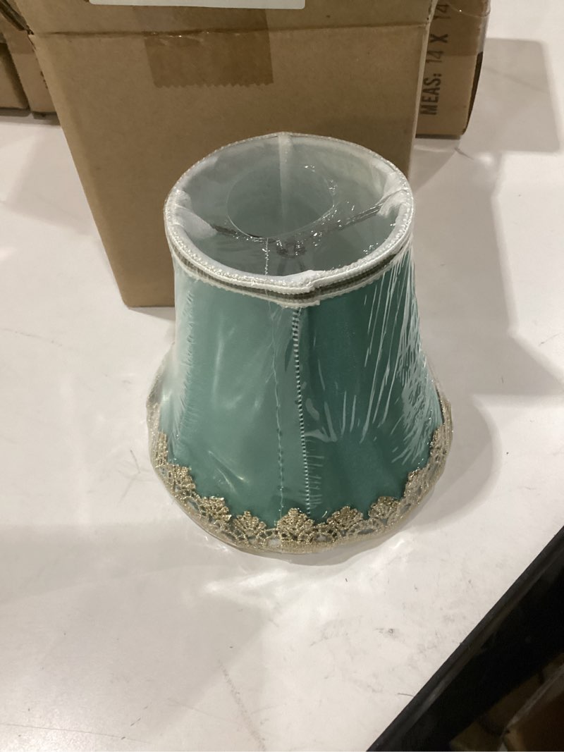 Condition photo showing Good Condition for doitool 4 pcs cloth lamp shades 5.11x5.11x18.89 inch bell shaped lampshades for table floor wall lamps soft light shade cover for bedroom living room