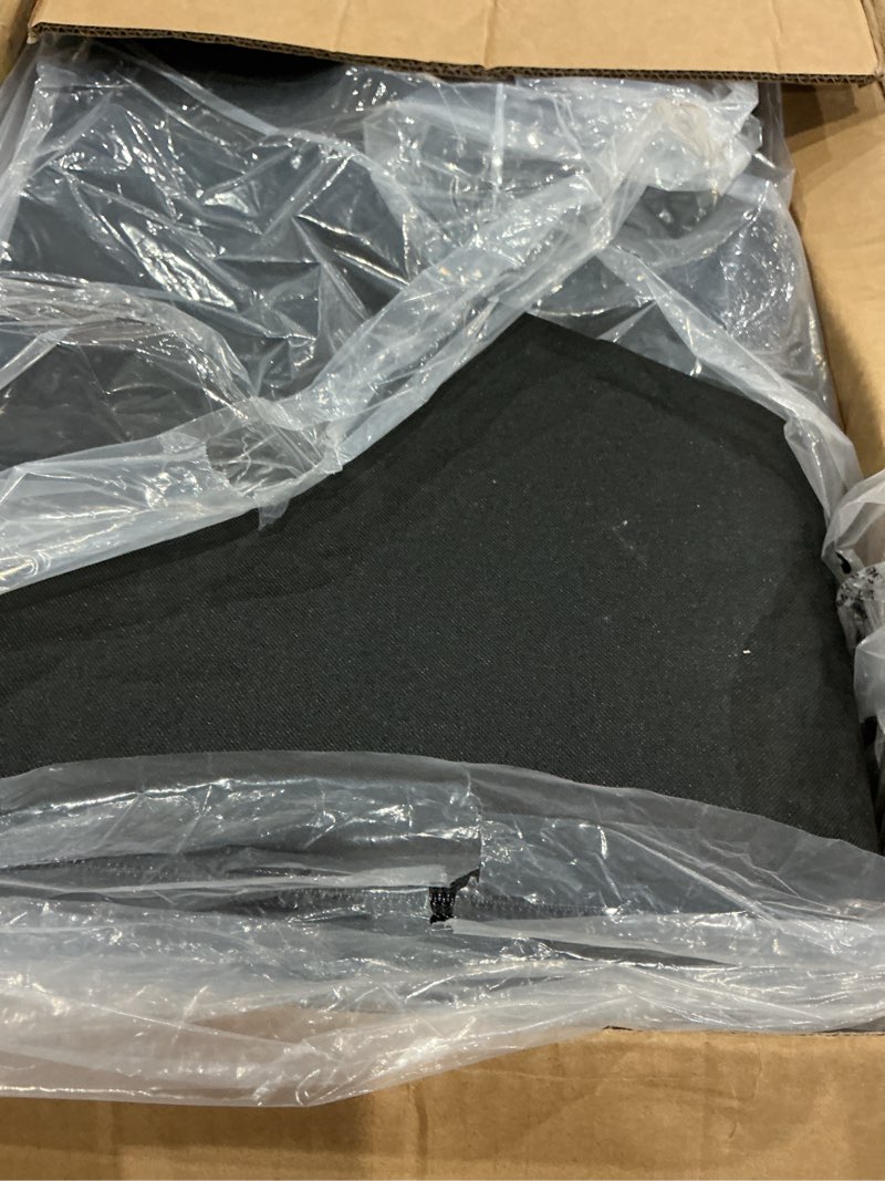 Condition photo showing As Is for oaktiv twin air mattress with frame, self inflating/deflating bed for adults - peakrest blow up bed, camping cot with mattress - portable with travel rolling case on wheels | self-inflating inflatable mattress with folding camping cot, rolling case, and quick deflation for home or camping.