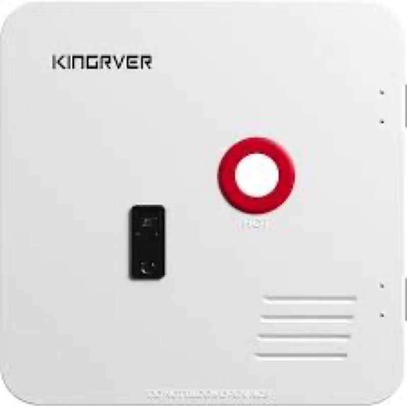 18 x 18 Inches White Door kit - This Only for KINGRVER RV Tankless Water Heaters without Door, Water Heater not Included, Galvanized Steel