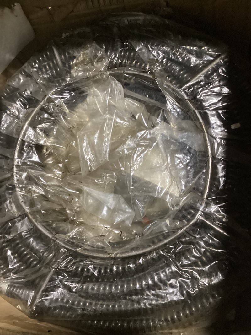 Condition photo showing As Is for 98.4FT 3/8 Inch Drain Cleaning Cable Sewer Snake Pipe Cleaner Spring Rod for Sink Shower Toilet Floor Drain