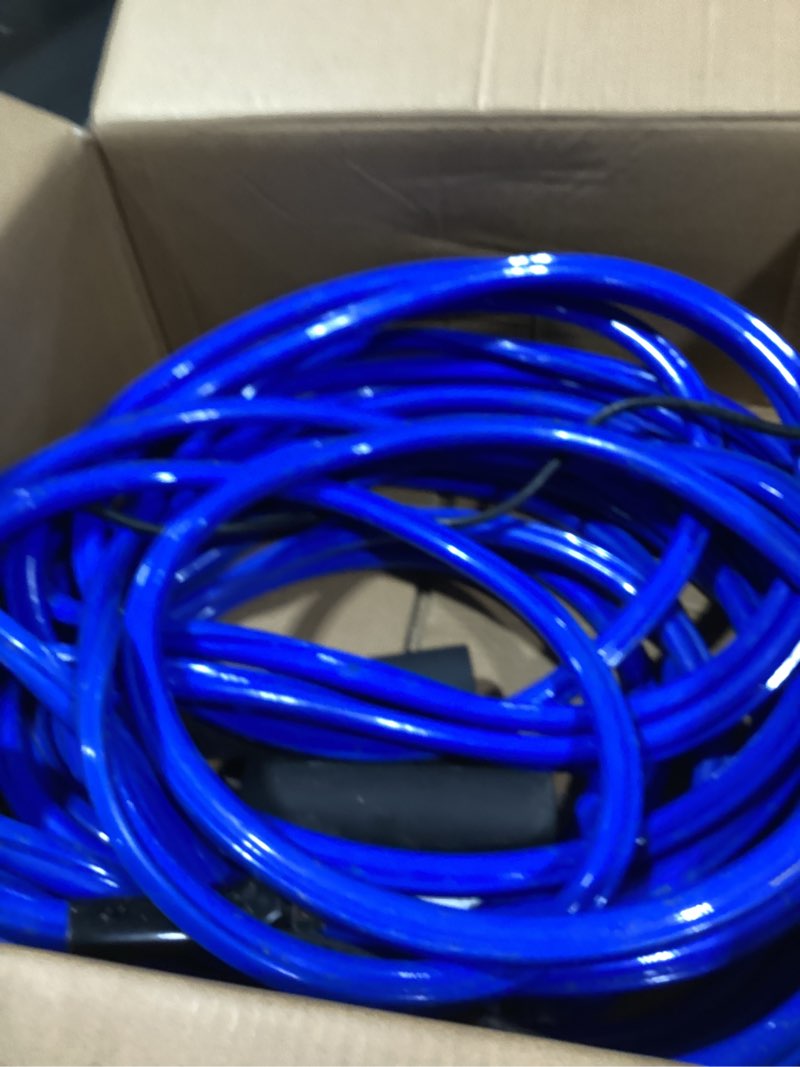 Condition photo showing As Is for 100FT Heated Water Hose for RV,Heated Drinking Water Hose with Thermostat,Lead and BPA Free,1/2"Inner Diameter,Temperatures Down to -40°F Self-Regulating,Blue Appearance