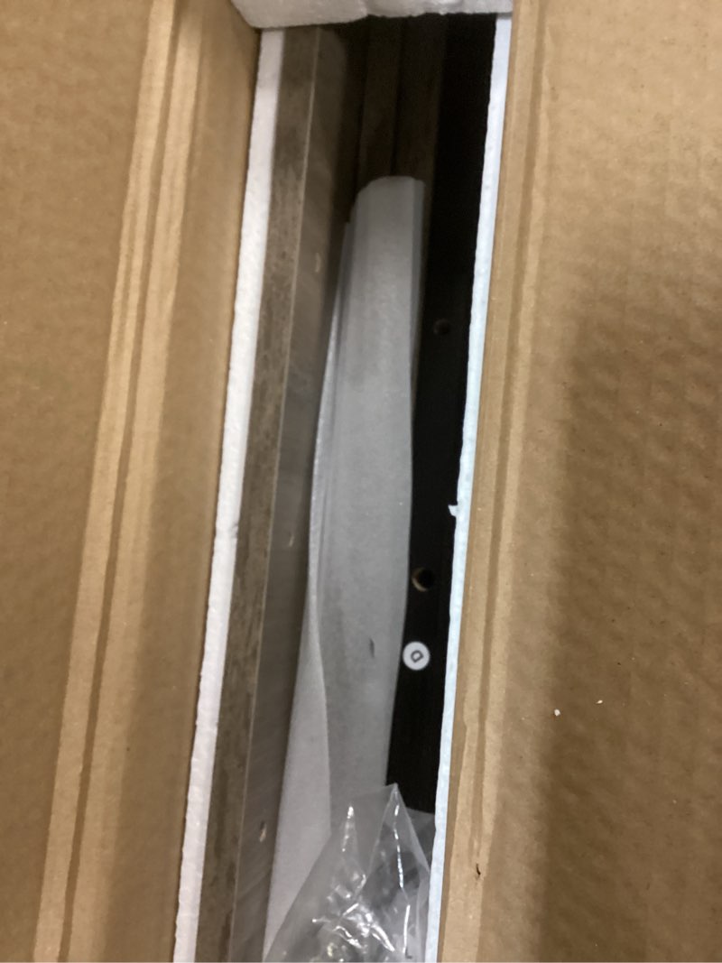 Condition photo showing New/Like New for dwanton cat litter box furniture hidden, cat litter box enclosure, reversible entrance can be on left or right side, indoor cabinet, wooden washroom, end table, nightstand, greige, 23.6" l 23.6 x 19.7 x 21.7 inches greige