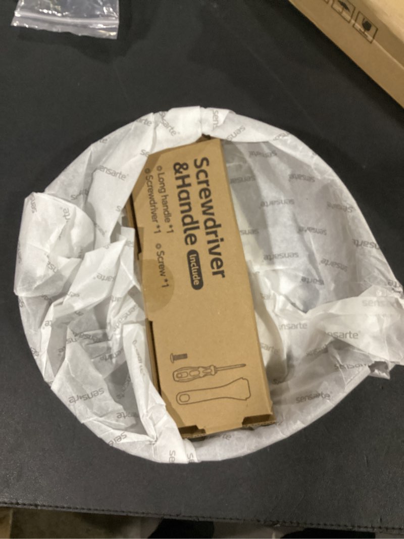 Condition photo showing New/Like New for SENSARTE Nonstick Frying Pan Skillet, Swiss Granite Coating Omelette Pan, Healthy Stone Cookware Chef's Pan, PFOA Free (8/9.5/10/11/12.5 Inch) (9.5 Inch) 9.5 Inch Gray