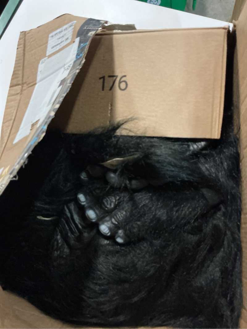 Condition photo showing As Is for eraspooky adult gorilla halloween costume men's realistic ferocious chimpanzees cosplay suits