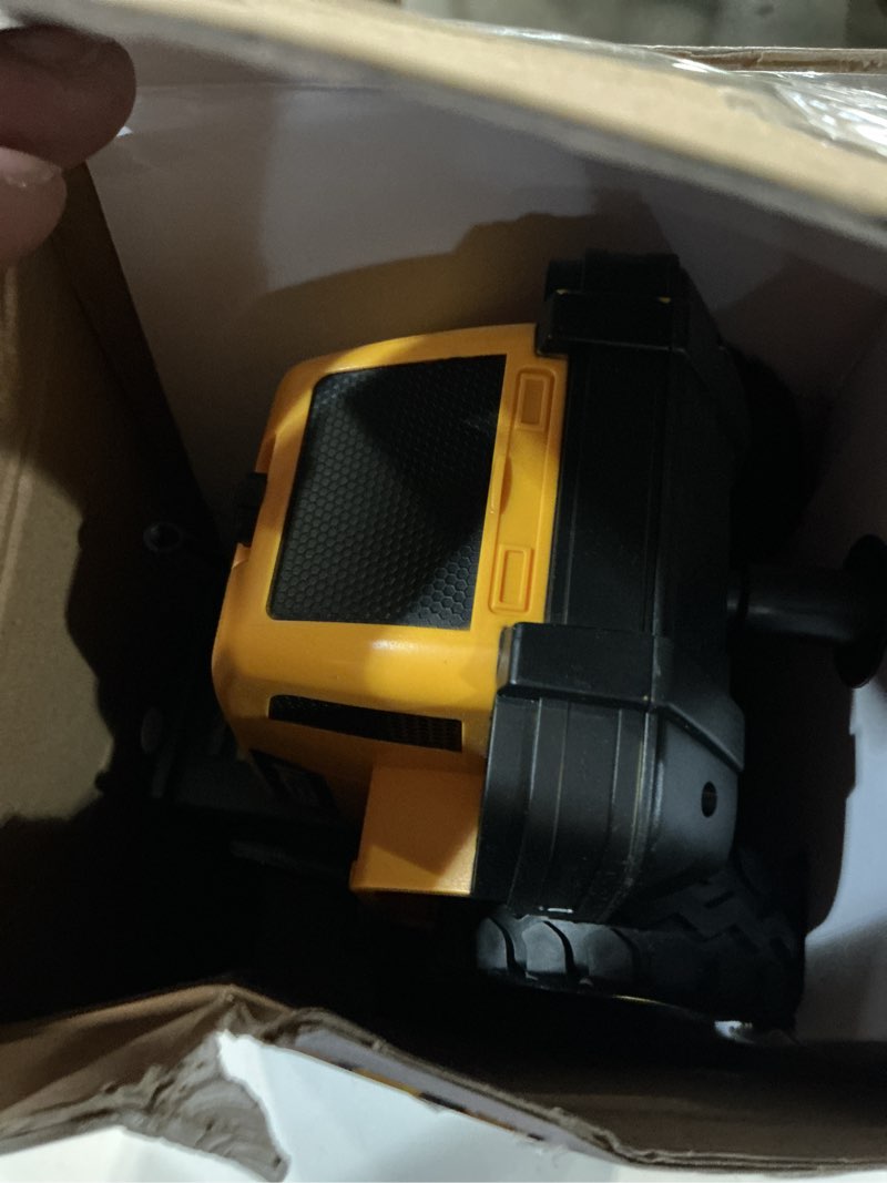 Condition photo showing Good Condition for bulldozer toy, 16" front loader, 1:10 scale classics bulldozer, wheel loader with real working arm & bucket, lights & sounds construction vehicle toy for boys and girls, kids, toddlers, ages 3+