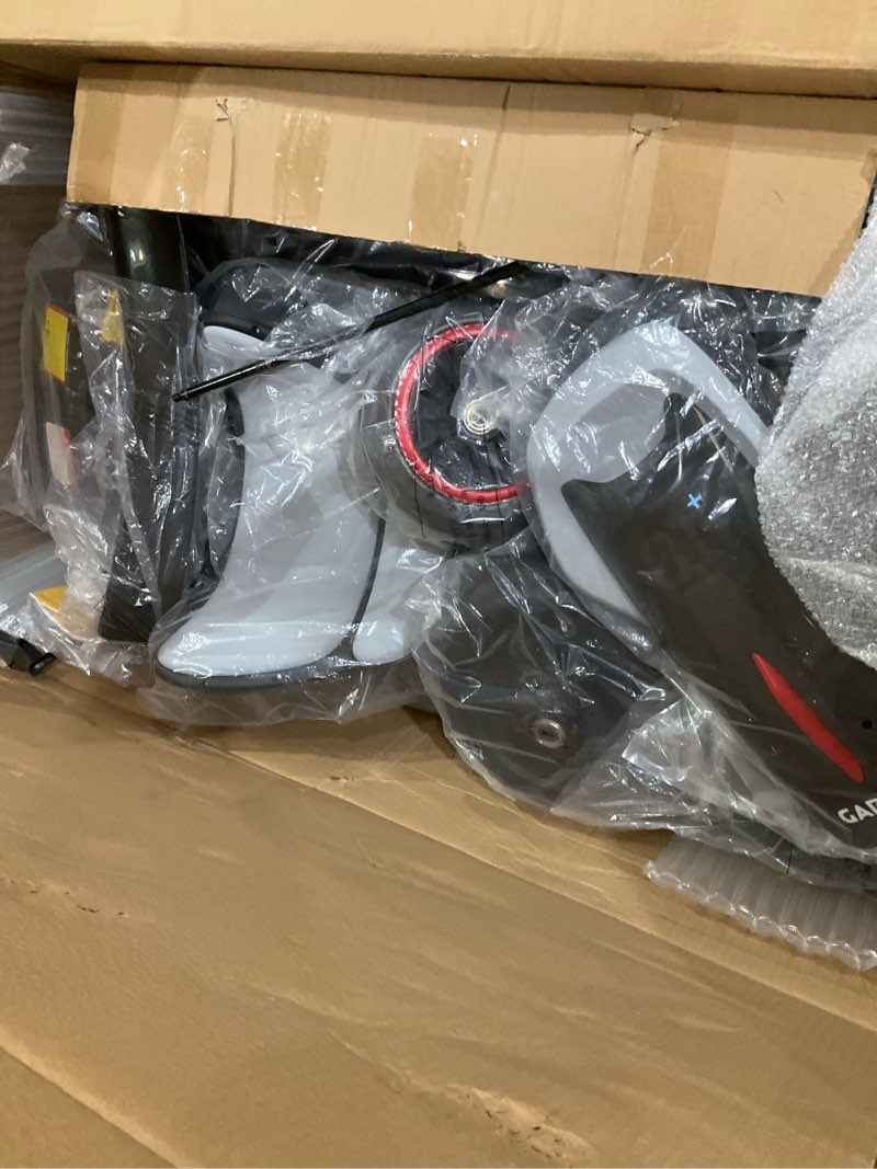 Condition photo showing As Is for electric drift go kart for kids, go kart with 200w dual motor & 7ah battery, 8.1mph max speed, 360° drifting, 5-point safety belt, 110lbs load,usb/mp3 player black