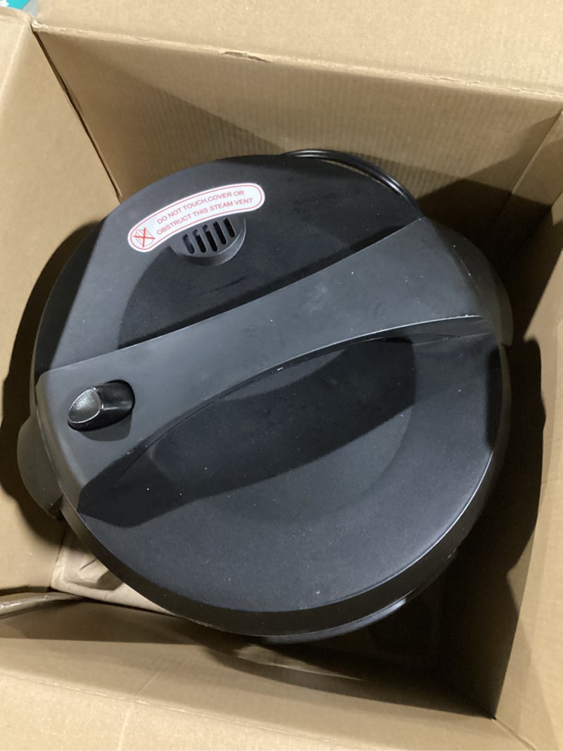 Condition photo showing Good Condition for Aroma Housewares Professional Plus ARC-5000SB 20 Cup (Cooked) Digital Rice Cooker, Food Steamer, Slow Cooker, Stainless Exterior/Nonstick Pot, Silver, Black, 10-cup uncooked/20-cup cooked/4QT