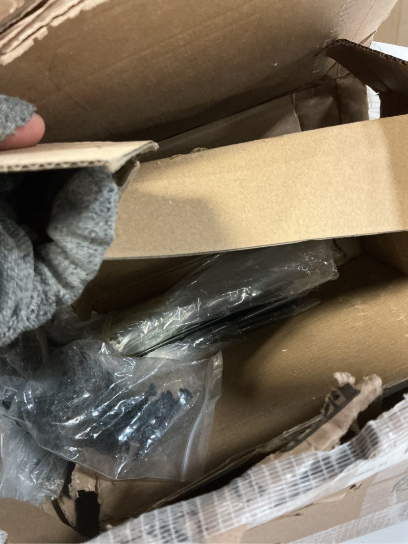 Condition photo showing Good Condition for 12 pack - 8 inch black hidden l shelf bracket (1/5 inch thicked) iron floating shelf brackets rustic industrial metal brackets for shelf support