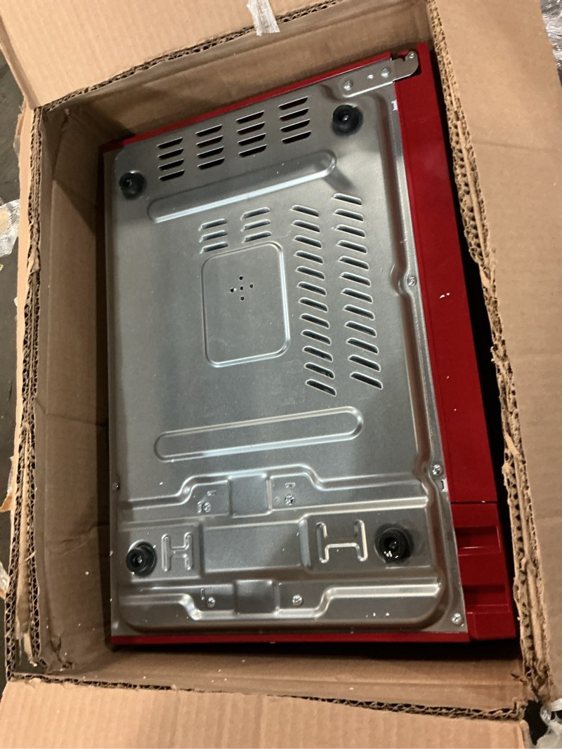 Condition photo showing Good Condition for FRIGIDAIRE RMW1132-RED 1.1 cu. ft. 1000W Microwave, Red