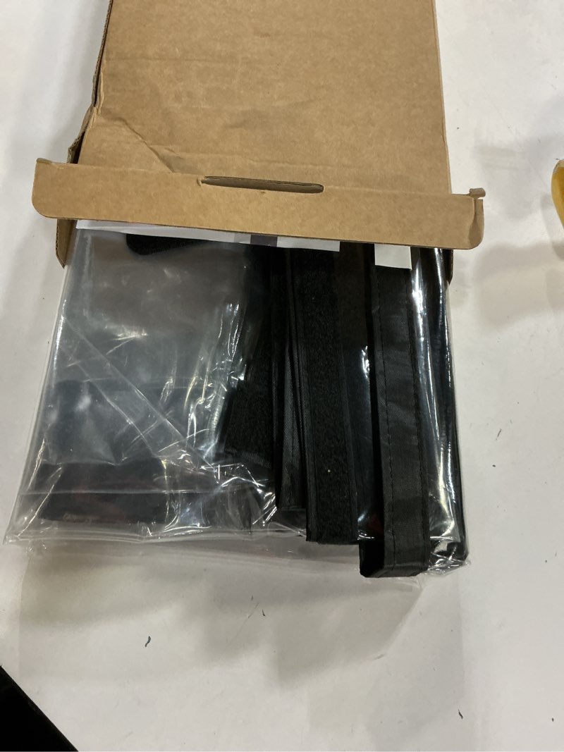 Condition photo showing Good Condition for Transparent Insulated Door Curtain?Skloopearg Magnetic Thermal Door Screen Auto Closer Fits Doors Up to 36" x 82", to Keep Warm in Winter Cool in Summer for Air Conditioner Room, Kitchen, Bedroom Fit Door Size Up to 36'' x 82''