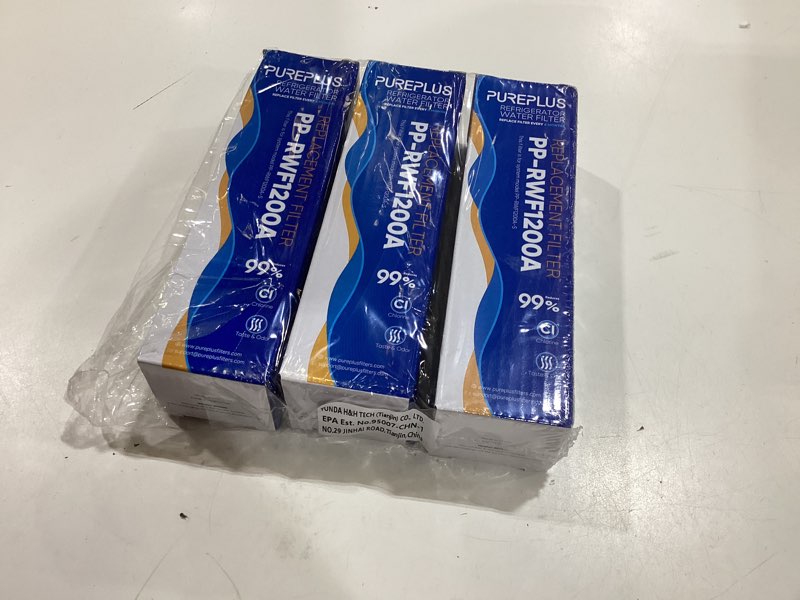 Condition photo showing New/Like New for pureplus 9690 replacement for kenmore elite 469690 lg lt700p rfc 1200a adq36006102 adq36006101 lfx28968st rwf1052 rwf1200a lfxs29626s lfxs30766s lfx31925st lfx31945st refrigerator water filter, 4pack chlorine, odor removal (standard) 4 count (pack of 1)