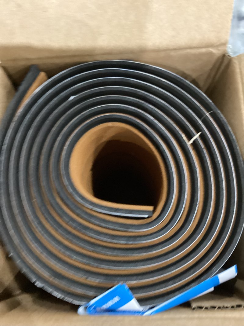 Condition photo showing New/Like New for OCEANBROAD EVA Foam Boat Flooring with 3M Adhesive Backing Marine Self-Adhesive Decking 96''x45.6''/36''/28.8''/16.8'', 48''x16.8'' Faux Teak Sheet for Jon Boats Swim Platform Helm Pad RV Floor Brown with Black Seam Lines 96''L x 7.2''W-4.8sqft